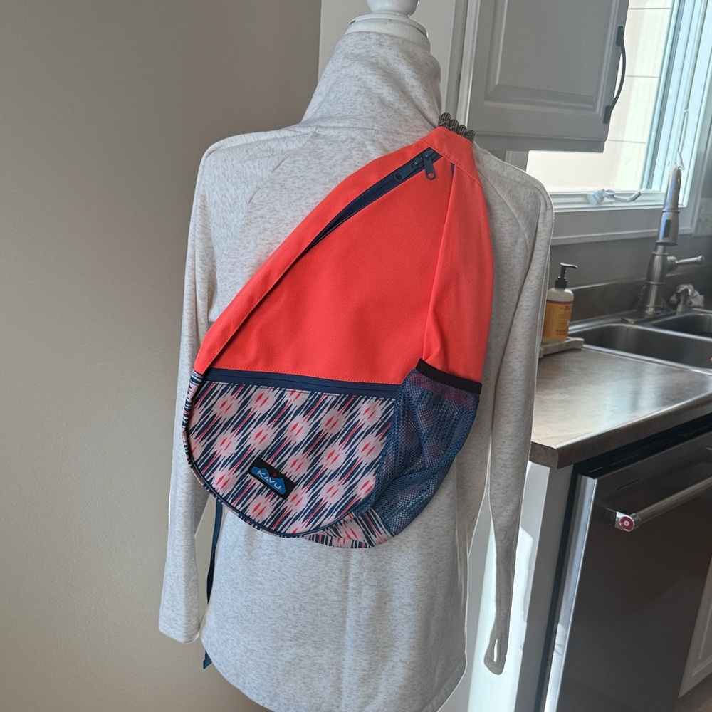 Kavu Orange and Blue Belt Bag